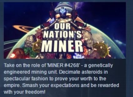 Our Nation's Miner STEAM KEY REGION FREE GLOBAL