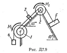 Д7 В95, решебник теоретической механике Тарг С.М. 1983