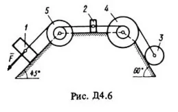 Задача Д4 Вариант 63, решебник термех С.М. Тарг 1983 г