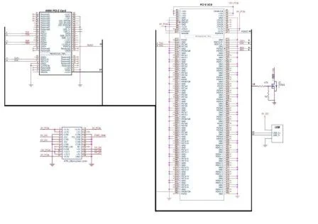 Схема переходника mini PCI-E в PCI-E x16