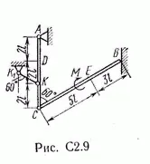 Задача С2 вариант 97, решебник Тарг С.М. 1983 г.