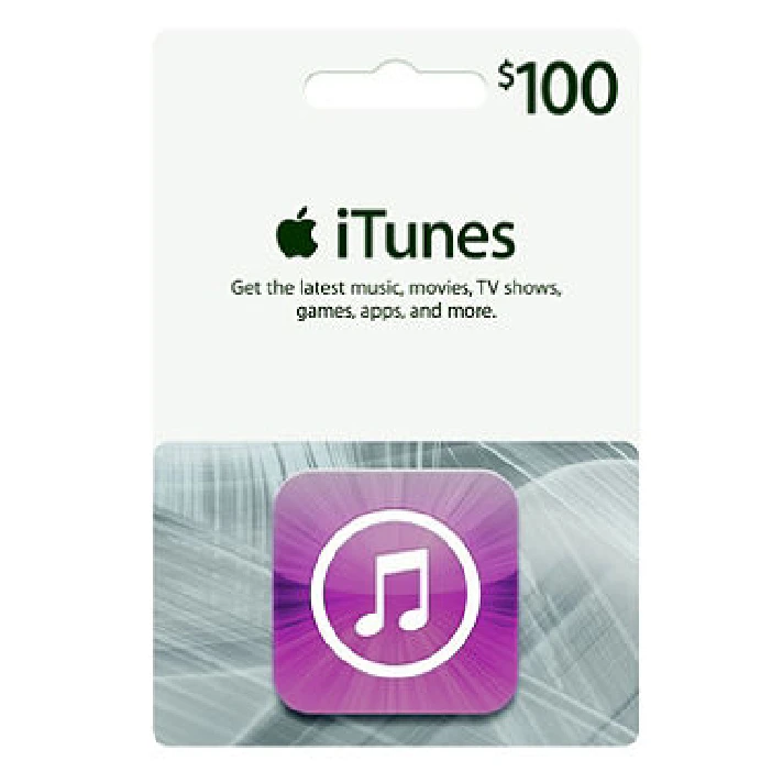 Apple iTunes 100$ GIFT CARD USA KEY