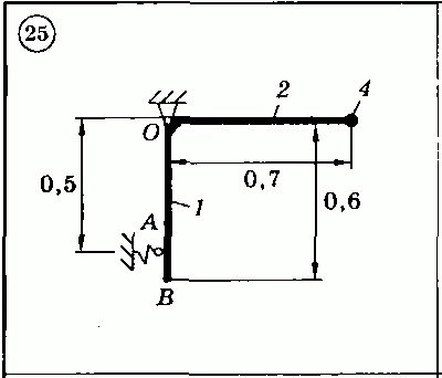 Решение задачи Д7 (задание 2) Вариант 25 Диевский В.А.