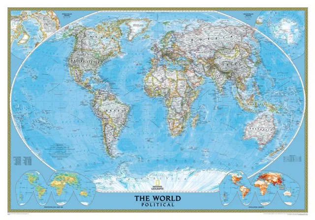 Политическая карта мира flash