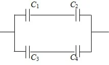 14. Конденсаторы электроемкостями С1 = 10 нФ, С2 = 40 н