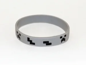 Силиконовый браслет (Серый)