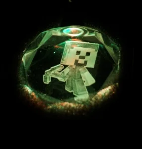 Брелок (Стив с киркой)