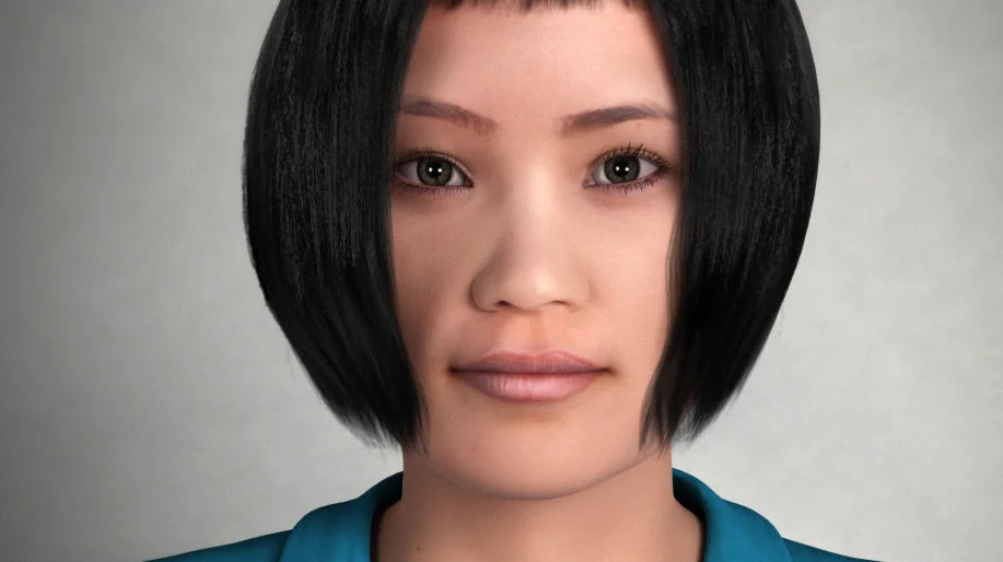 Ева - трехмерная модель девушки