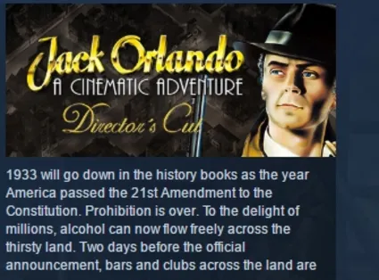 Jack Orlando: Director's Cut STEAM KEY GLOBAL+РОССИЯ