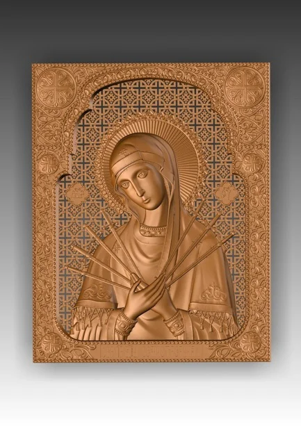 Прямая ссылка на 3d модель  Семистрельная 5