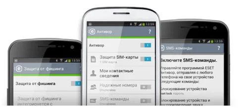 ESET NOD32 Mobile Security на 3 устройства на 1 год