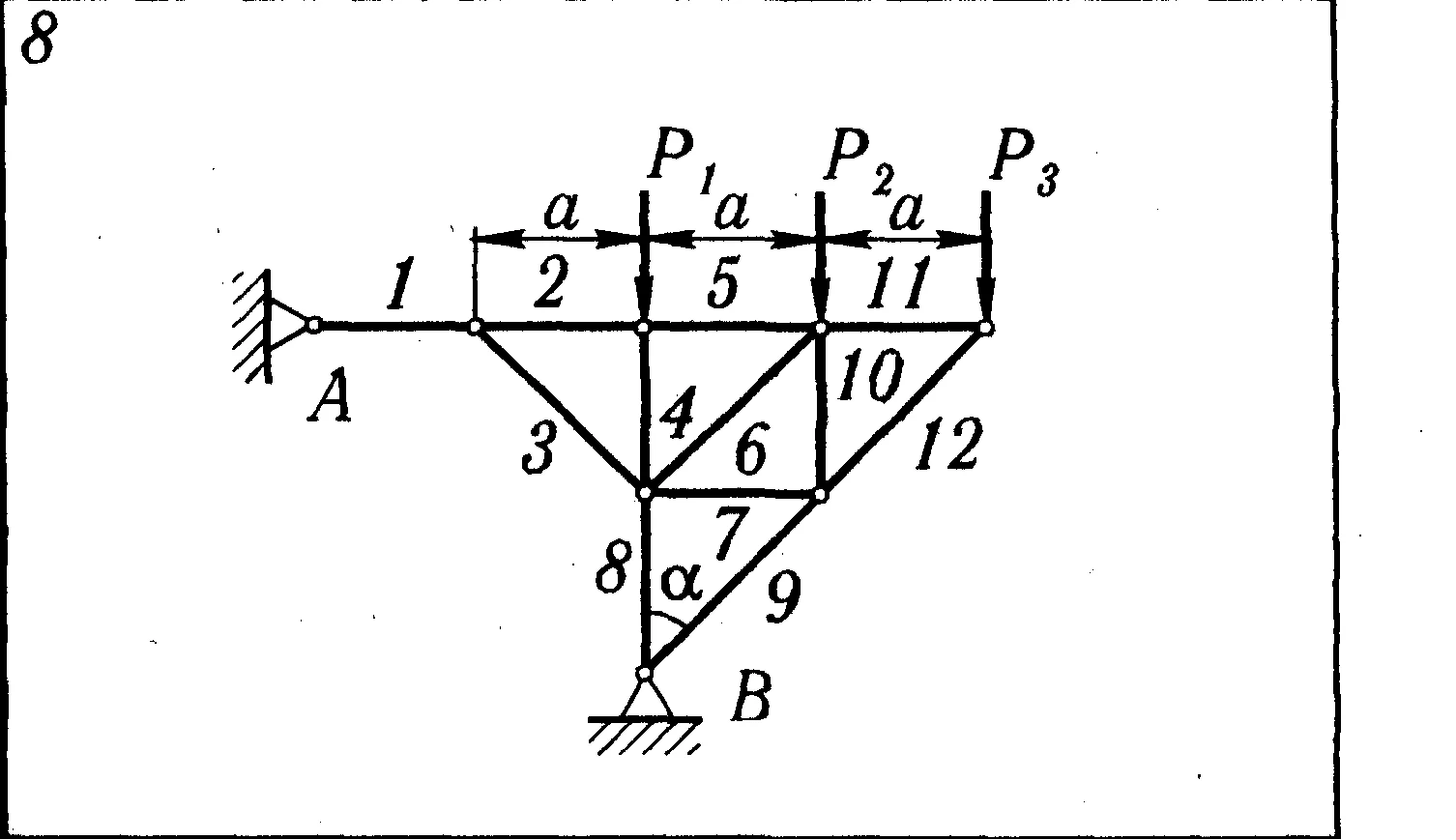 C2 Вариант №8  (С2 В8) по теоретической механике из Яблонского А.А.