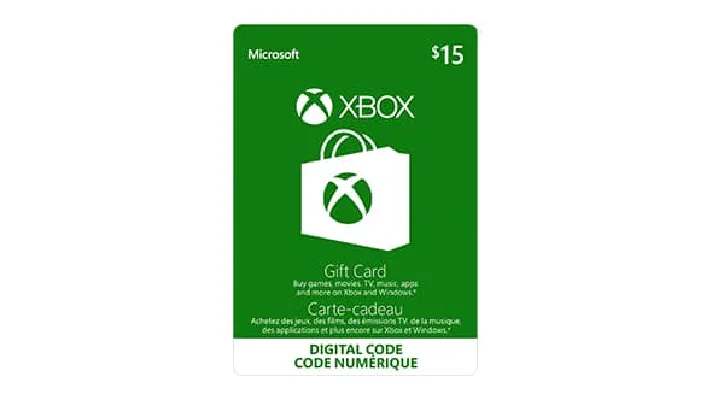 XBOX LIVE CARD $15 (USA) CODE