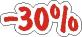 Наклейка. -30%. Формат .cdr