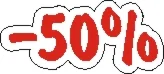 Наклейка. -50%. Формат .cdr