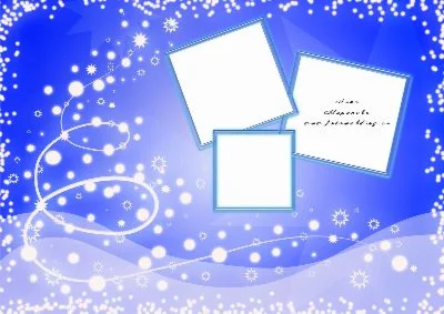 Новогодняя рамка - 3