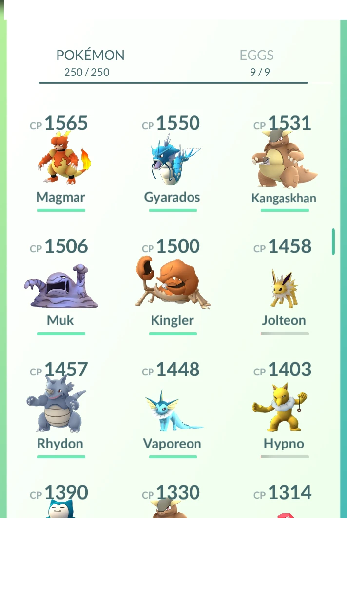 Pokemon Go 36, 2kk stardust, 680 coins. Dragonite x8