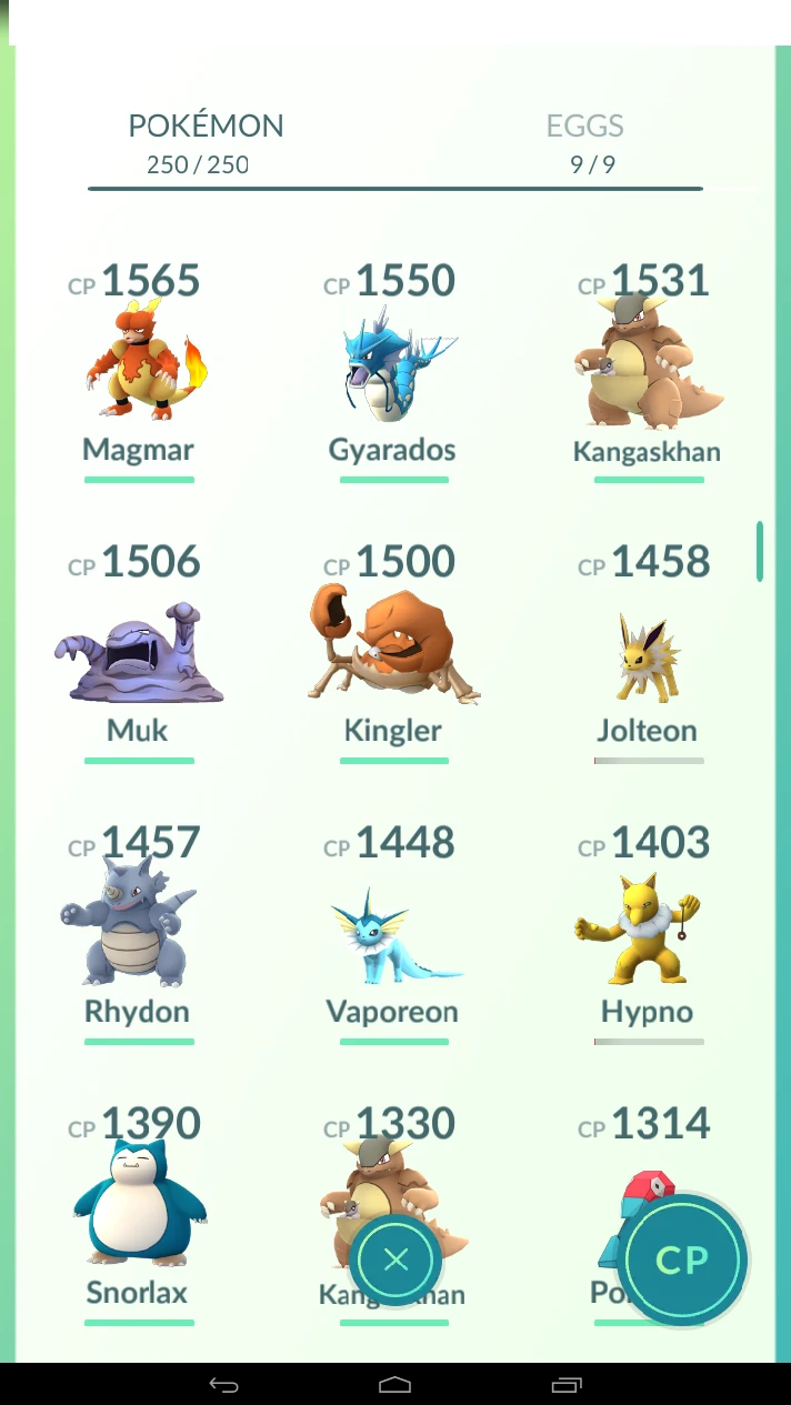 Pokemon Go 36, 2kk stardust, 680 coins. Dragonite x8