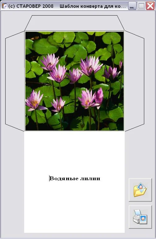 Шаблон конверта для CD/DVD дисков