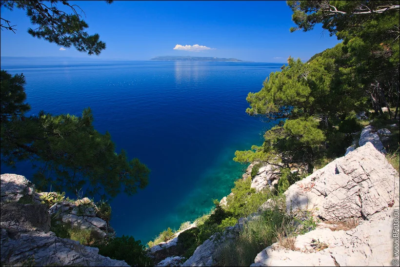 3184 фото высокого разрешения вид на море, Хорватия