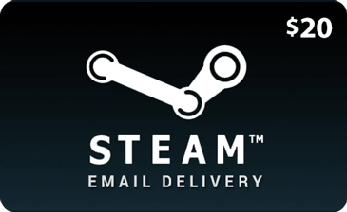 $20 USD Steam Wallet Gift Cards - Redeem