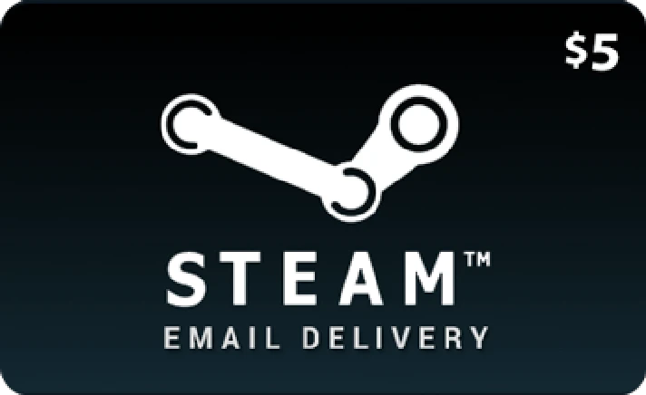 5 Steam Wallet Gift Cards - Redeem