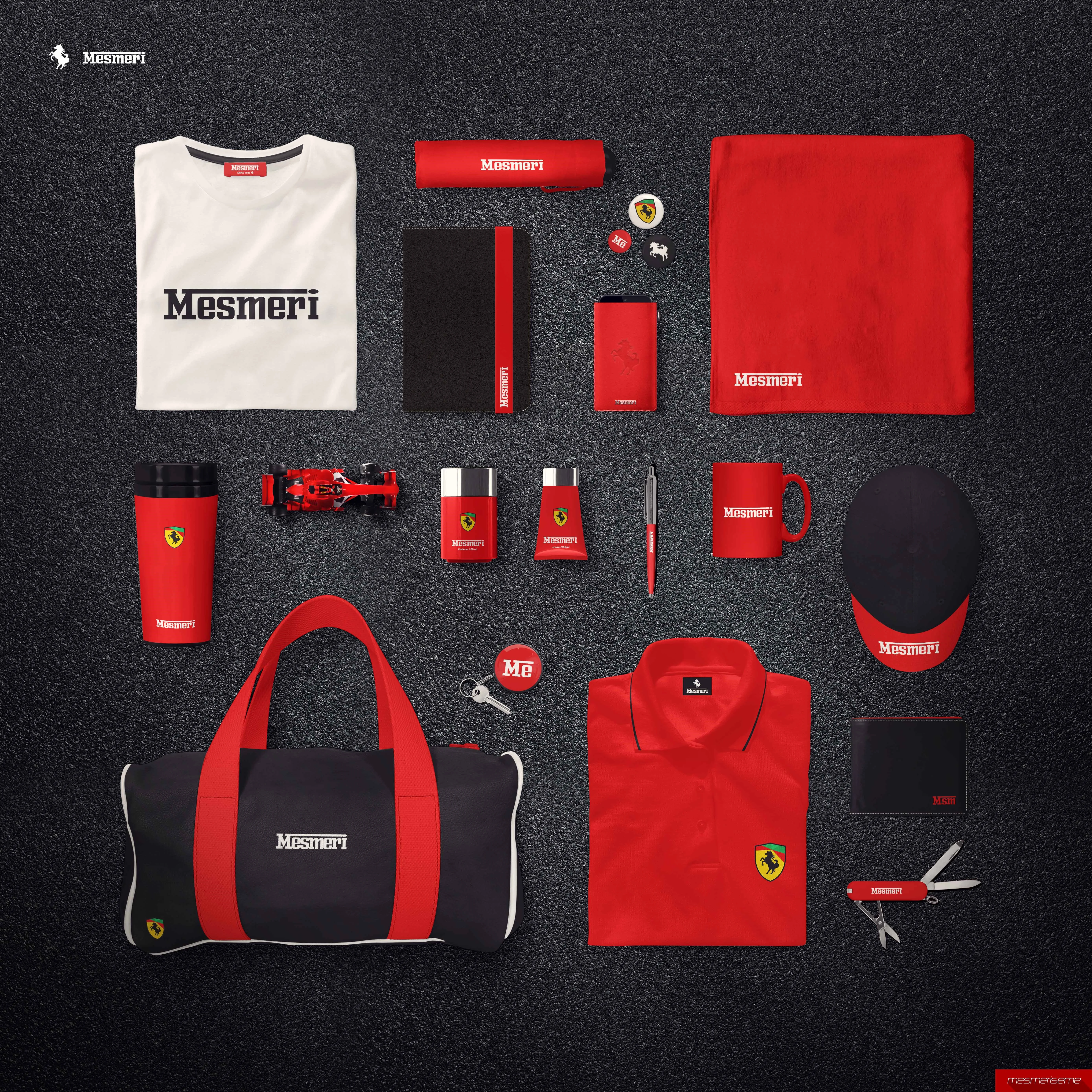 Car Racing Company Identity Mockup