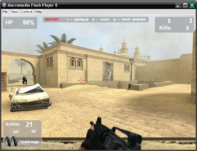 Флэш контр-страйк