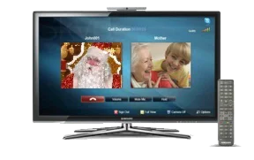 Новогоднее поздравление по видеосвязи Skype