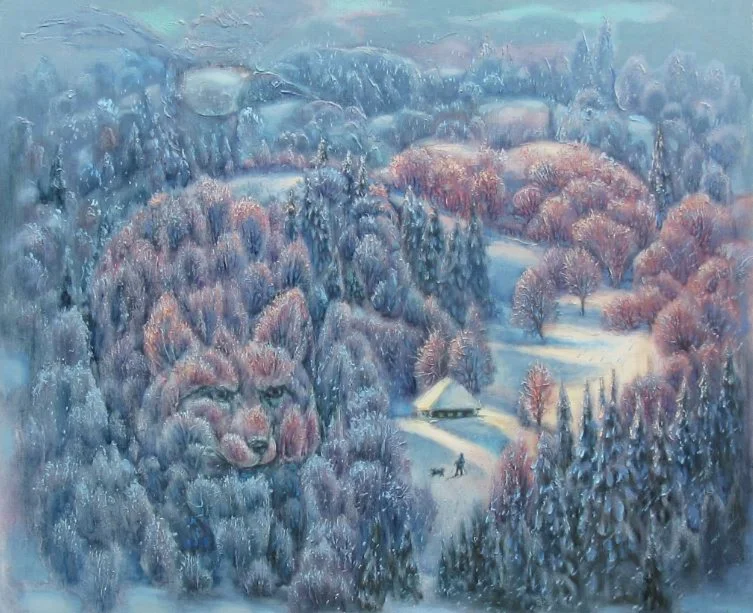 Авторская картина маслом 