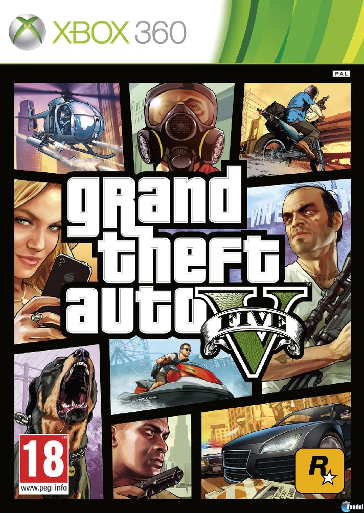 GTA V, GTA SA + 53 games / XBOX 360 / ACCOUNT