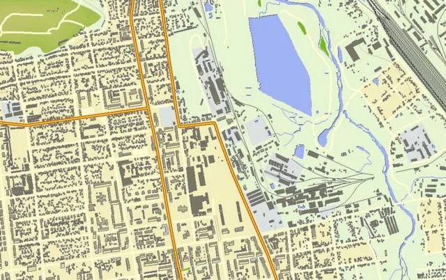 GPS Карта Уссурийска