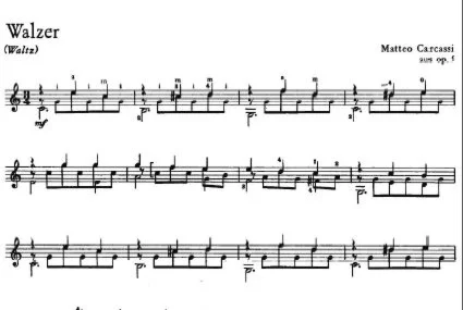 Matteo Carcassi Waltz op.5