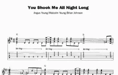 ACDC -You Shook Me All Night Long