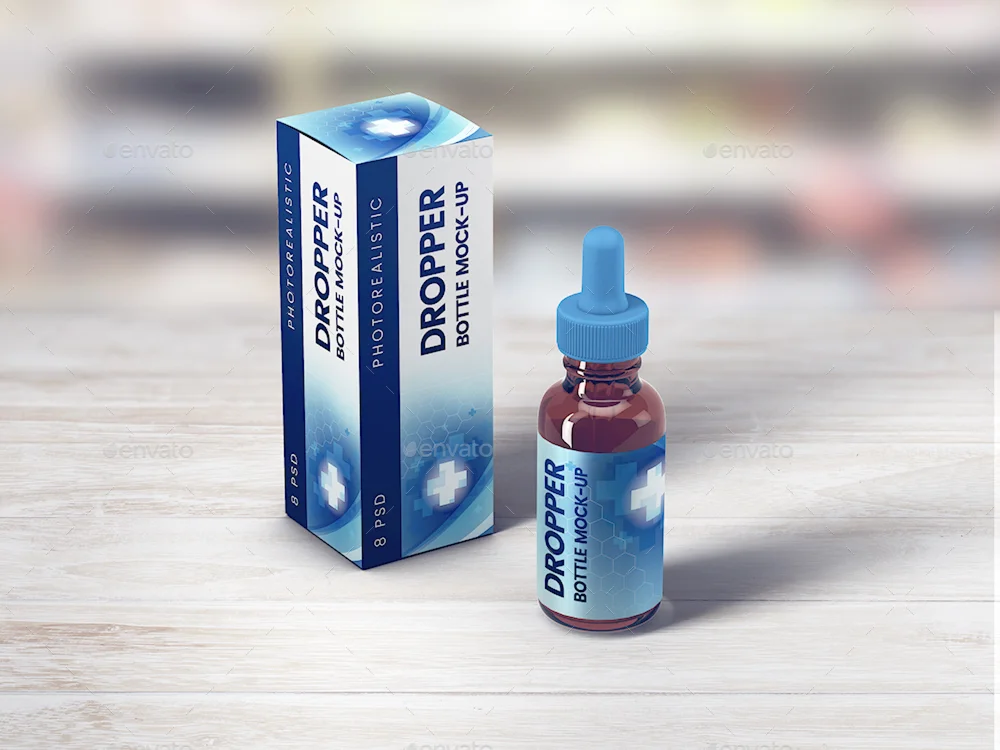 Dropper Bottle Mockup