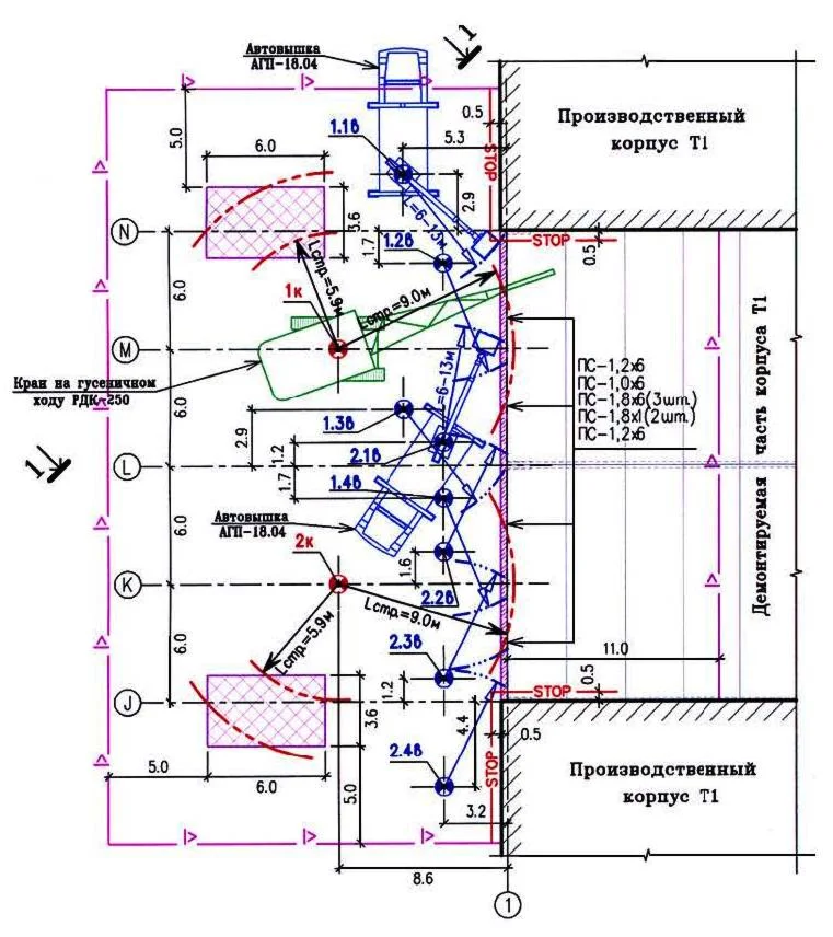 Типовые технологические схемы на демонтаж корпуса