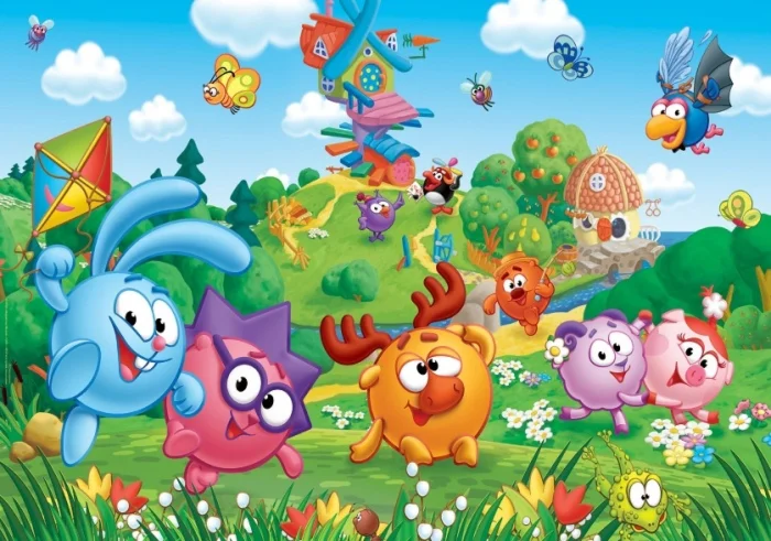 0021 Смешарики. Раскраска. Сборник 2