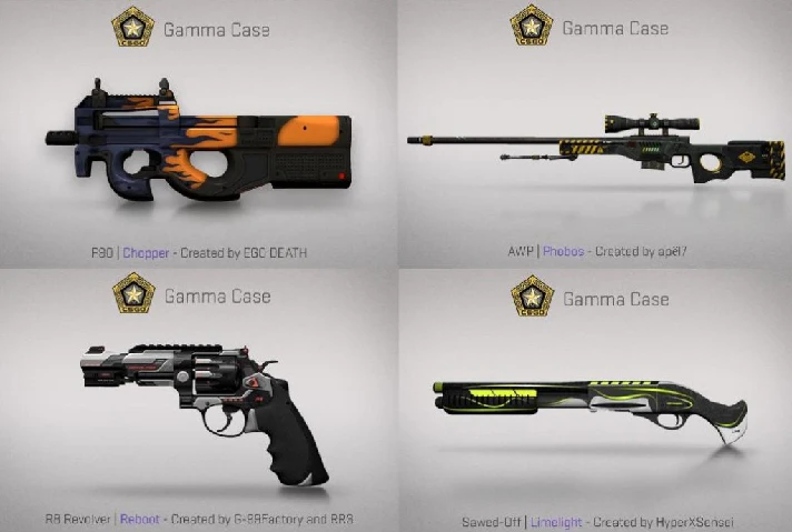 Random CS:GO weapon from Gamma 2 case +Sales