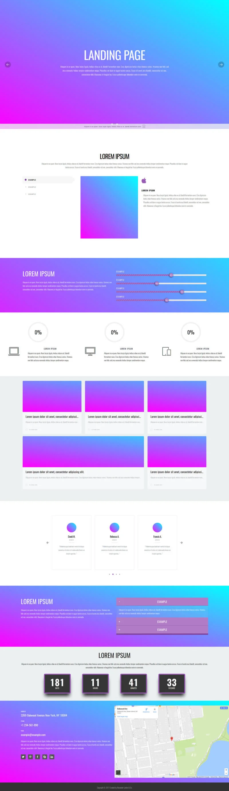 LANDING PAGE премиум класса