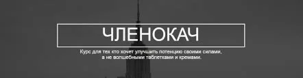 Членокач. Тренинг для мужчин (Екатерина Сырых)