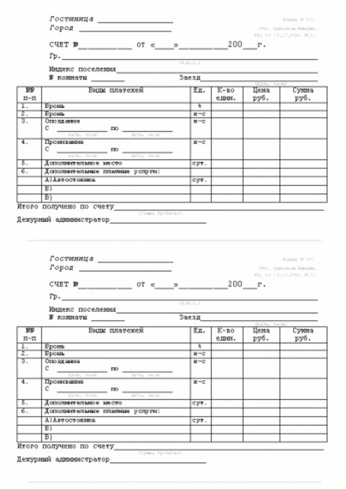 Hotel form, form the shape of the hotel 3 years