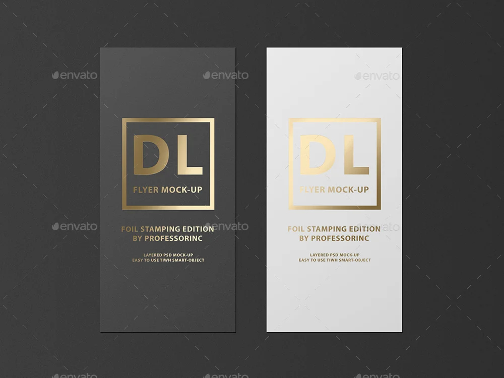 DL Flyer Mock-Up / Foil Stamping Edition