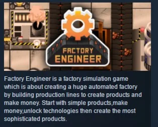 Factory Engineer  STEAM KEY REGION FREE GLOBAL