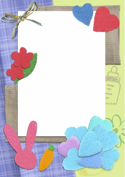 Детский фотоальбом Scrapbook - шаблоны для фотошопа.