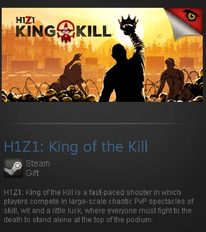 H1Z1: King of the Kill (Steam Gift/Region Free)