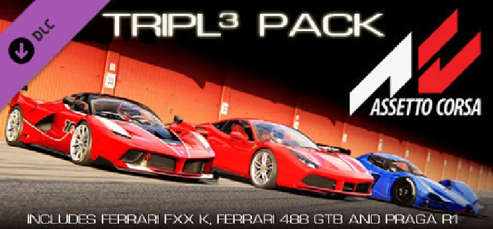 Assetto Corsa - Tripl3 Pack (DP6) 🔑STEAM KEY 🌎GLOBAL