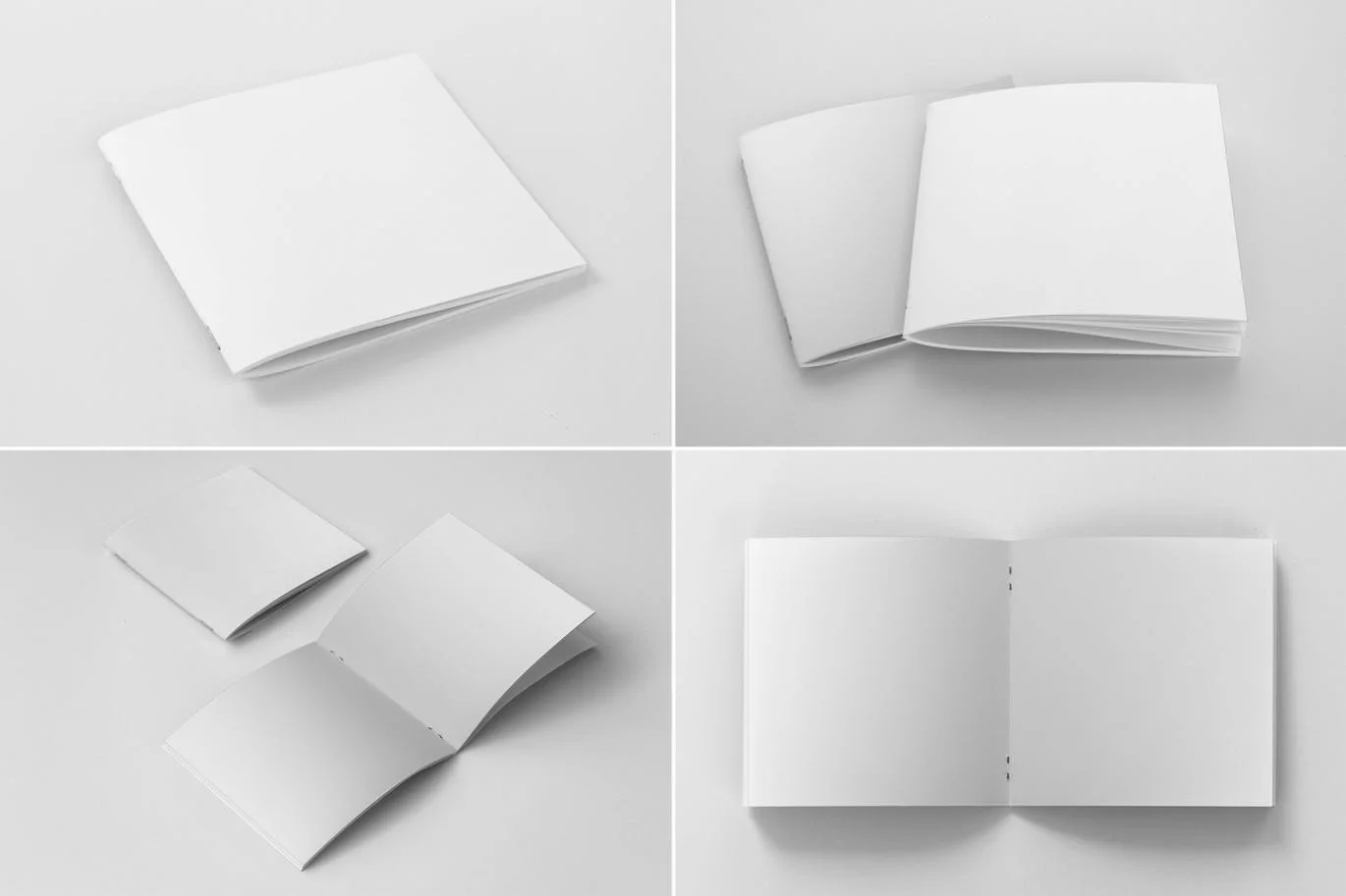 Square Brochure Mockups