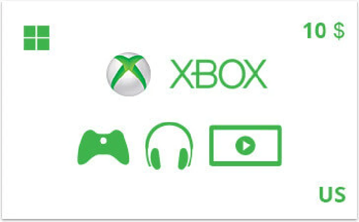 Xbox Gift Card 10 USD US-region