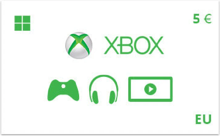 Xbox Gift Card 5 EUR EU Region