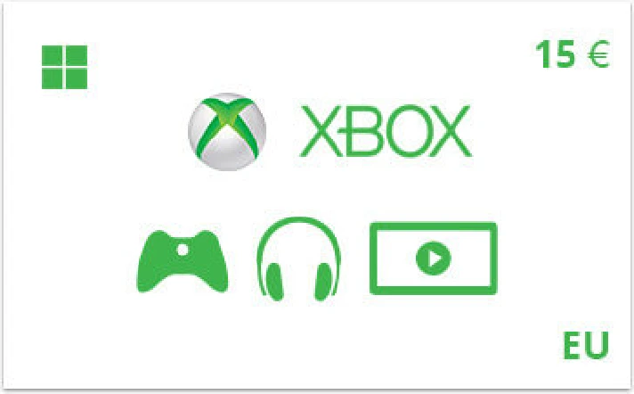 Xbox Gift Cards 15 euro EU-region